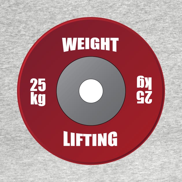 WEIGHTLIFTING Plate by Greboge Wear